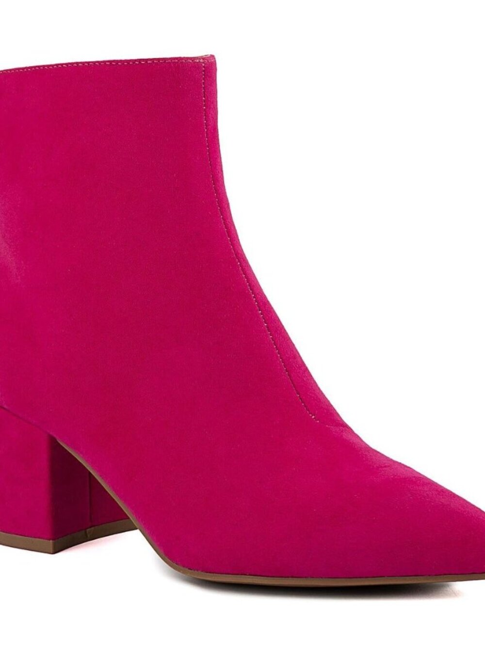 Women’s Ankle Boots – High Heel Dress Booties with Side Zipper, Round Toe